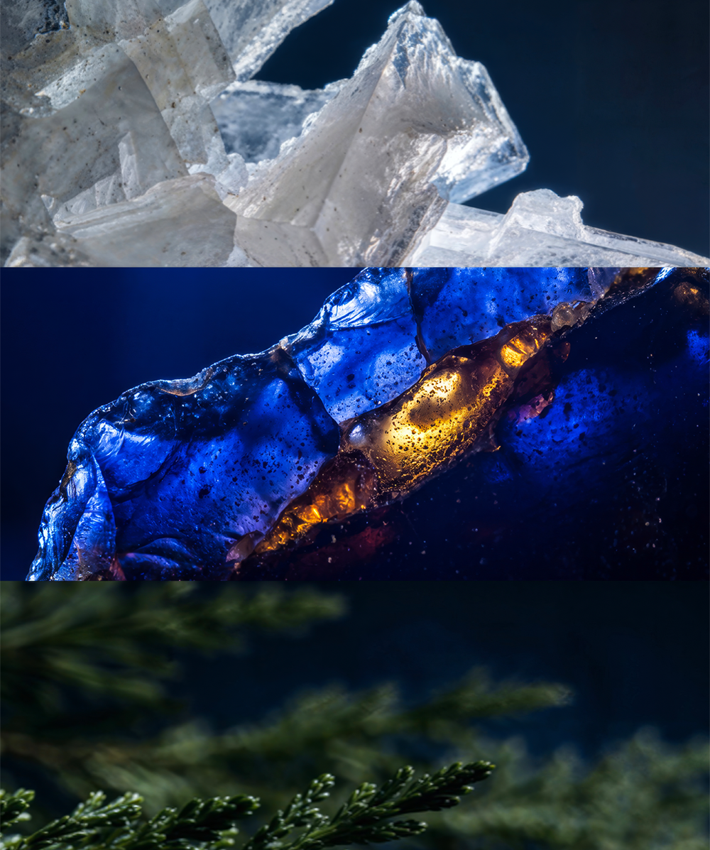 Close Up Image of the Costal Mist and Blue Amber